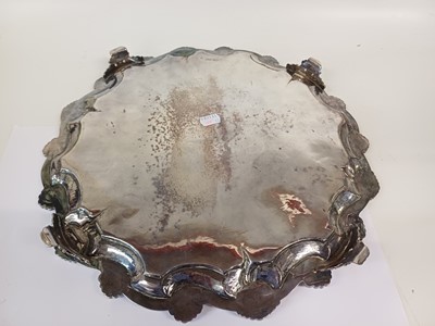 Lot 2053 - A Victorian Silver Salver