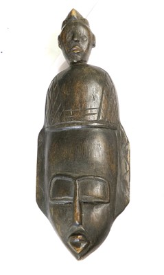 Lot 240 - A Mid-20th century Baule Face Mask, Ivory...