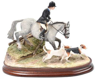 Lot 176 - Border Fine Arts 'Following to Hounds', model...