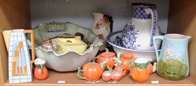 Lot 306 - Various Ceramics, including Stoneware lamb...