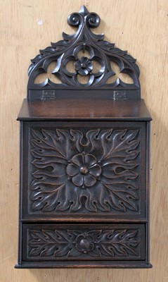 Lot 1171 - An 19th Century Carved Mahogany Wall Hanging...