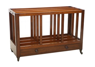 Lot 855 - A Victorian Mahogany Three-Division Canterbury...