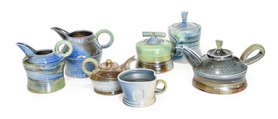 Lot 46 - Jane Hamlyn (b.1940): A Salt Glazed Teapot,...