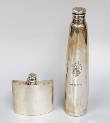 Lot 72 - A Victorian Silver Flask, by James Dixon and...