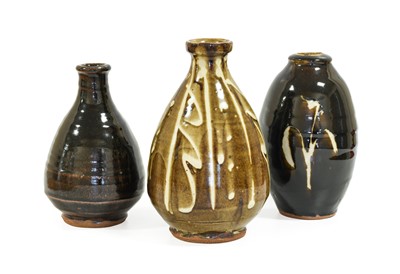 Lot 31 - Mike Dodd (b.1943): A Stoneware Bottle Vase,...
