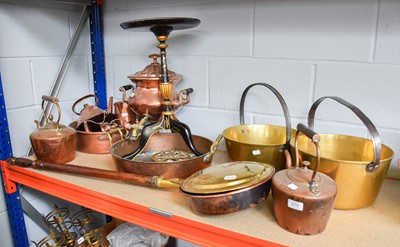 Lot 278 - A Quantity of Assorted Brass and Copper Wares...