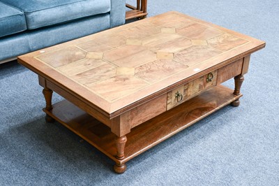 Lot 1357 - A Barker and Stonehouse Flagstone Coffee Table,...