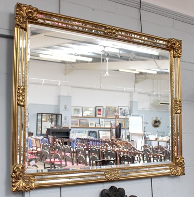 Lot 1338 - A Modern Gilt Framed Mirror, 118cm by 89cm