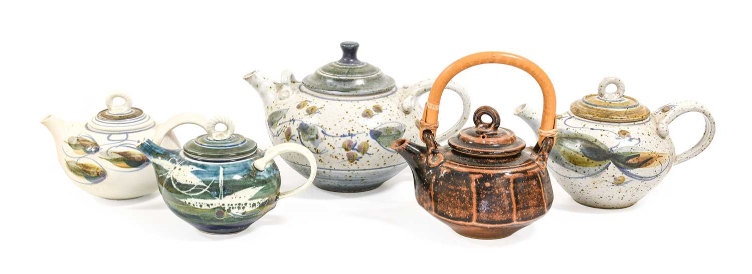 Lot 42 - Andrew Hague (b. 1948): A Porcelain Teapot and...