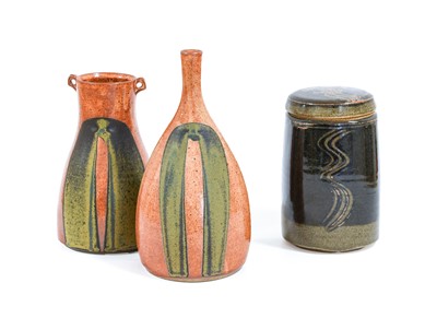 Lot 50 - John Jelfs (b.1946): A Stoneware Vase, covered...