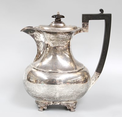 Lot 64 - A George V Silver Hot-Water Jug, Probably by...