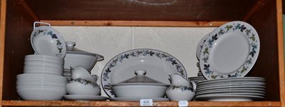 Lot 426 - A Royal Doulton Burgundy pattern dinner service