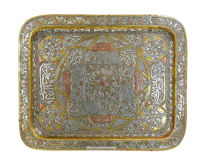 Lot 111 - A Cairoware Tray, late 19th/20th century, of...