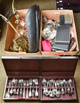 Lot 151 - A Collection of Various Silver Plate Items,...