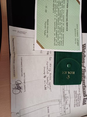 Lot 2176 - Rolex: A Lady's 18 Carat Gold Automatic...