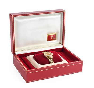 Lot 2176 - Rolex: A Lady's 18 Carat Gold Automatic...