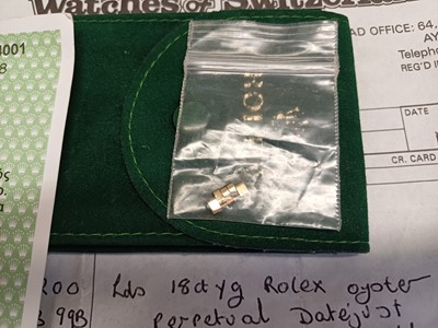 Lot 2176 - Rolex: A Lady's 18 Carat Gold Automatic...