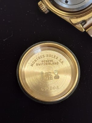 Lot 2176 - Rolex: A Lady's 18 Carat Gold Automatic...