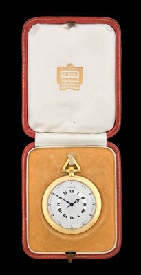 Lot 2163 - Cartier: A Rare Art Deco Ultra Slim 18 Carat...