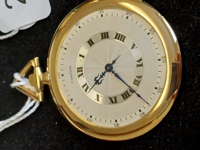 Lot 2163 - Cartier: A Rare Art Deco Ultra Slim 18 Carat...