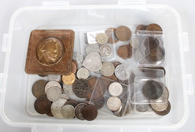 Lot 185 - Small Assortment of Britsh and World Coins;...