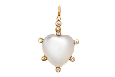 Lot 2151 - An Early 20th Century Moonstone and Diamond...