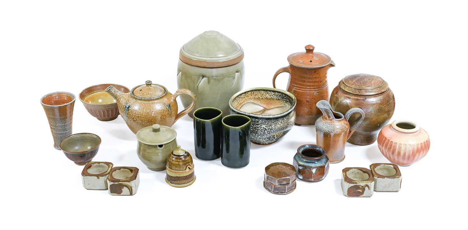 Lot 25 - Harry Davis (1910-1986): A Stoneware Jam Pot...