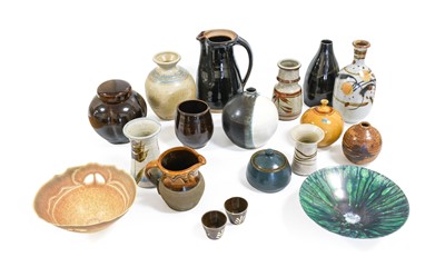 Lot 51 - Chris Keenan: A Porcelain Bottle Vase, tenmoku...
