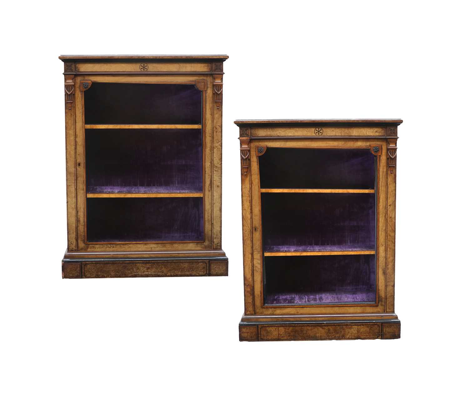 Lot 383 - Lamb of Manchester: A Pair of Victorian Walnut...