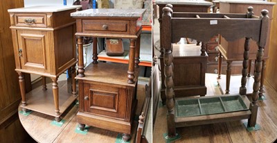 Lot 1125 - An Early 20th Century Oak & White...