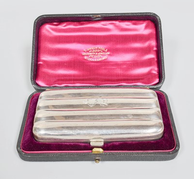 Lot 154 - A Victorian Silver Cigar-Case, Probably by...