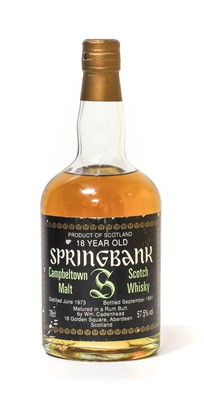 Lot 5160 - Springbank 1973 18 Year Old Campbeltown Malt...