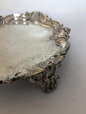 Lot 2055 - A Victorian Silver Waiter