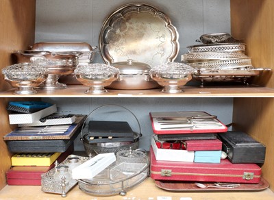 Lot 50 - A Collection of Assorted Silver Plate,...