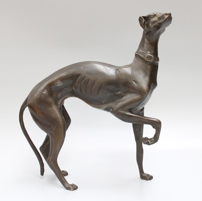 Lot 300 - Bronze Model of a Greyhound