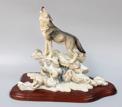 Lot 233 - Border Fine Arts 'Call of the Wild' (Wolf),...