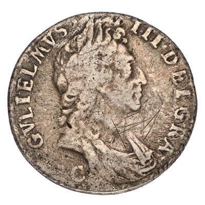 Lot 29 - William III, Shilling 1697C, Chester Mint,...