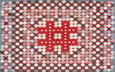 Lot 2176 - 19th Century Unfinished Patchwork Quilt,...