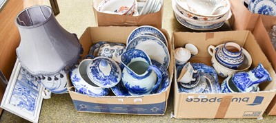 Lot 272 - A Quantity of Decorative Blue and White...