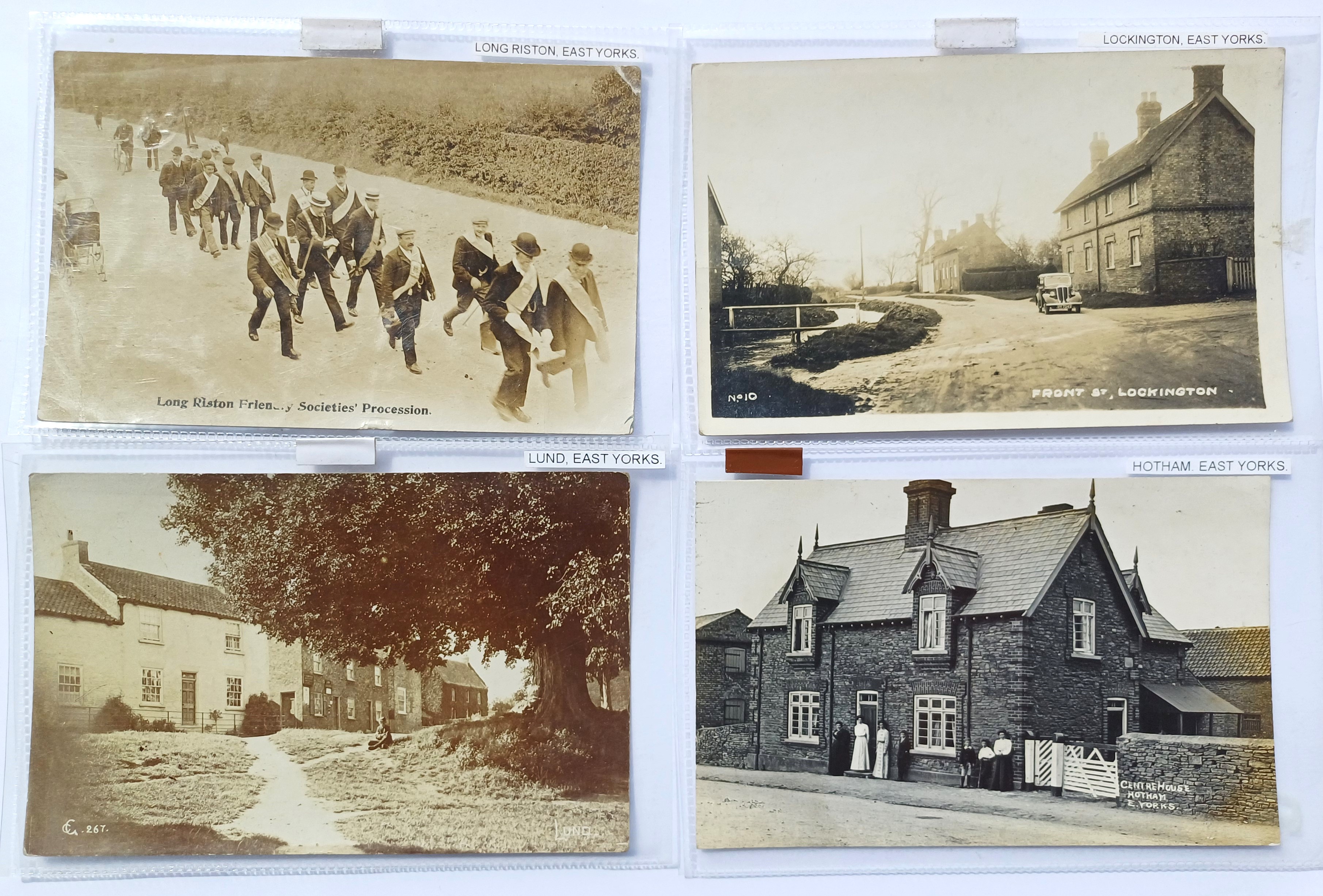 Lot 170 East Yorkshire Topographical Postcards. An