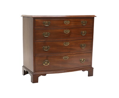 Lot 314 - A George III Mahogany Serpentine Chest of...