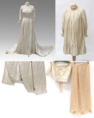 Lot 2113 - Early 20th Century Costume comprising an ivory...