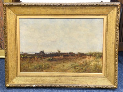 Lot 602 - David West RSW (1868-1936) "The Common,...