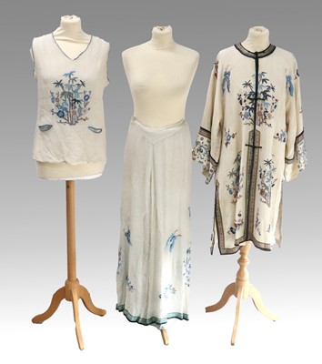 Lot 2205 - Early 20th Century Chinese Costume comprising...