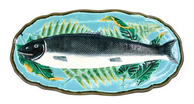 Lot 40 - A Wedgwood Majolica Salmon Platter, circa 1880,...