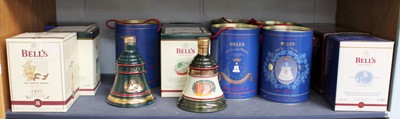 Lot 72 - Fifteen Bell's Commemorative Decanters, some...