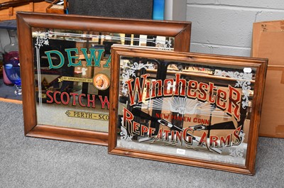 Lot 1207 - Two Reproduction Advertising Mirrors,...