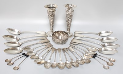 Lot 36 - A Collection of Assorted Silver, including...