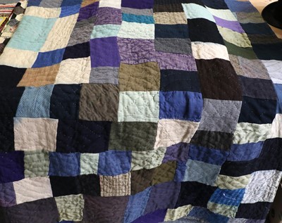 Lot 1119 - Large Early 20th Century Patchwork Quilt,...