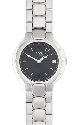 Lot 2441 - Ebel: A Stainless Steel Automatic Calendar...